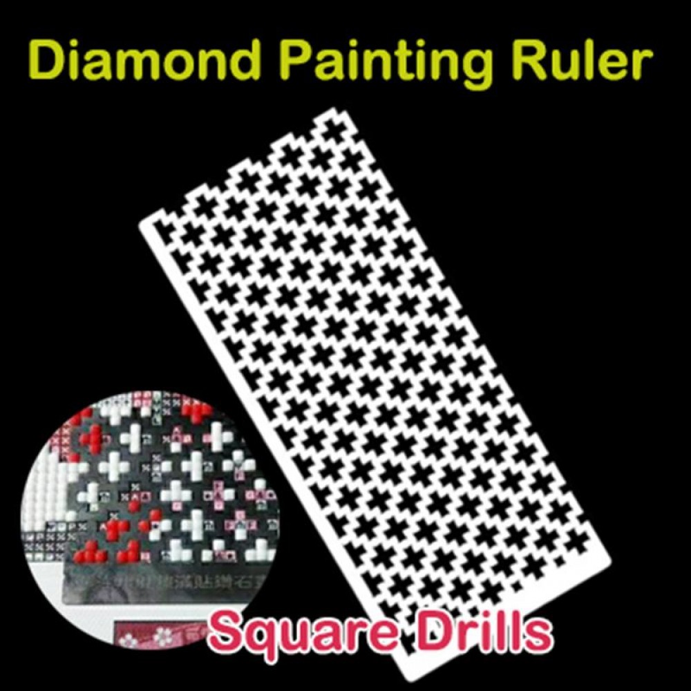 915 Generation 2Pcs Square & Round 5D Diamond Painting Ruler Diamond @ Best  Price Online